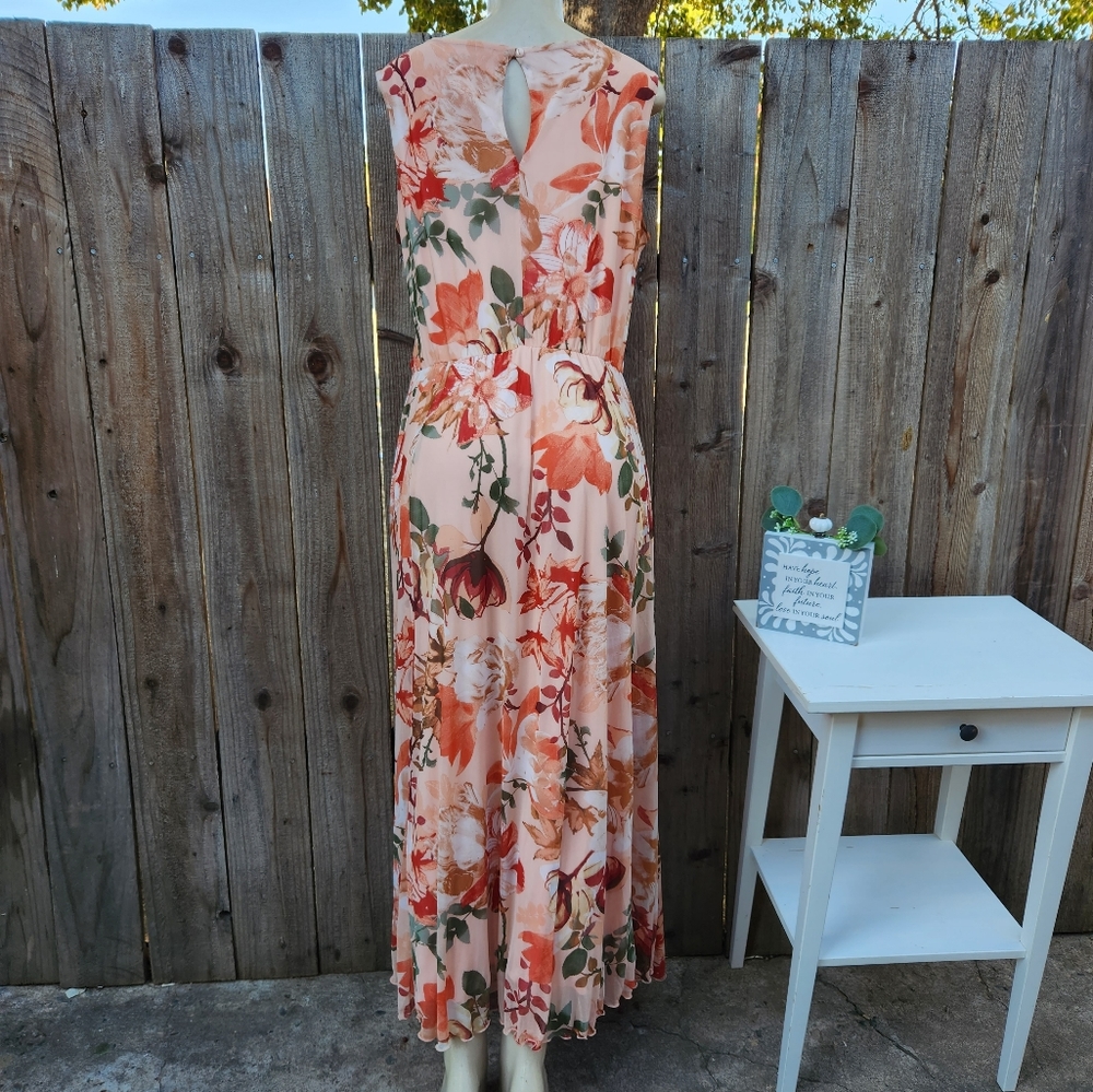 Enfocus Studio Floral Print Maxi Dress Size 14 - Picture 6 of 8